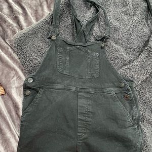Brandy Melville Black Denim Overalls